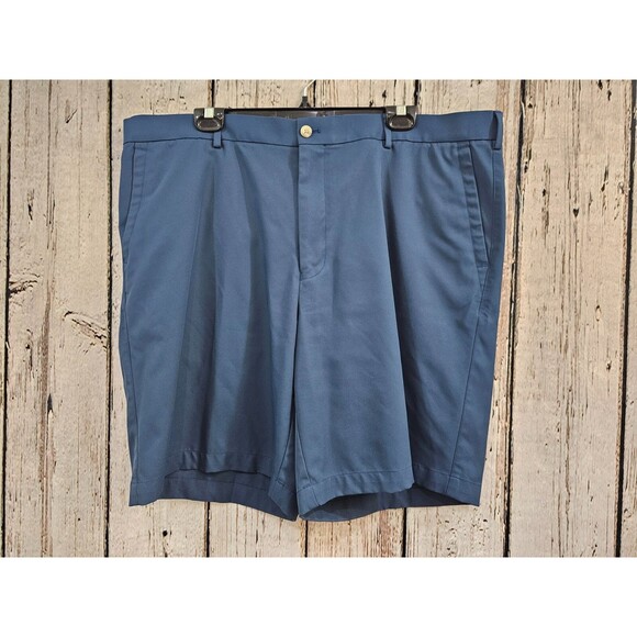 GC Men's 42 Peter Millar Crown Sport Salem Performance Short 9" Shorts Blue EUC - Picture 1 of 8